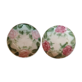 Lot 2 old slurry decoration of roses