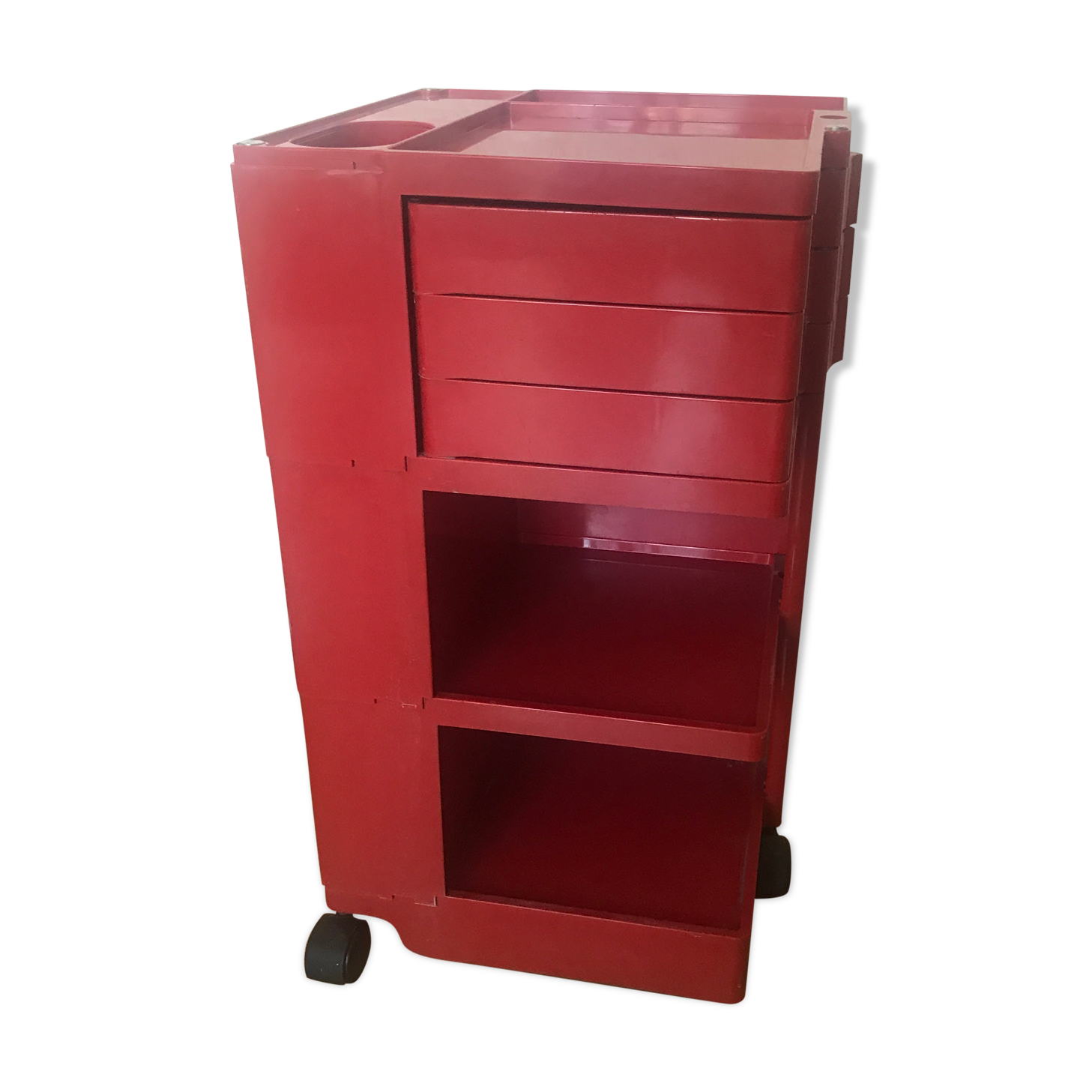 Red Bobby trolley by Joe Colombo