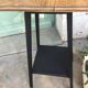 Renovated vintage selette in black
