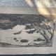 Charcoal drawing and ink the pines Carqueiranne sign Ryg