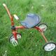 Tricycle ancien 2-3 ans pour tout petit  métal rouge vintage 70s