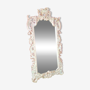 Large silver mirror