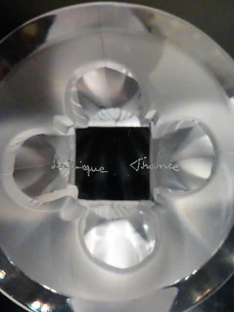 Lalique crystal cup model nogent 1966