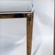 Vintage smoked glass table