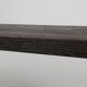 Large Vintage dinner table in blackened oak, Belgium ca. 1980