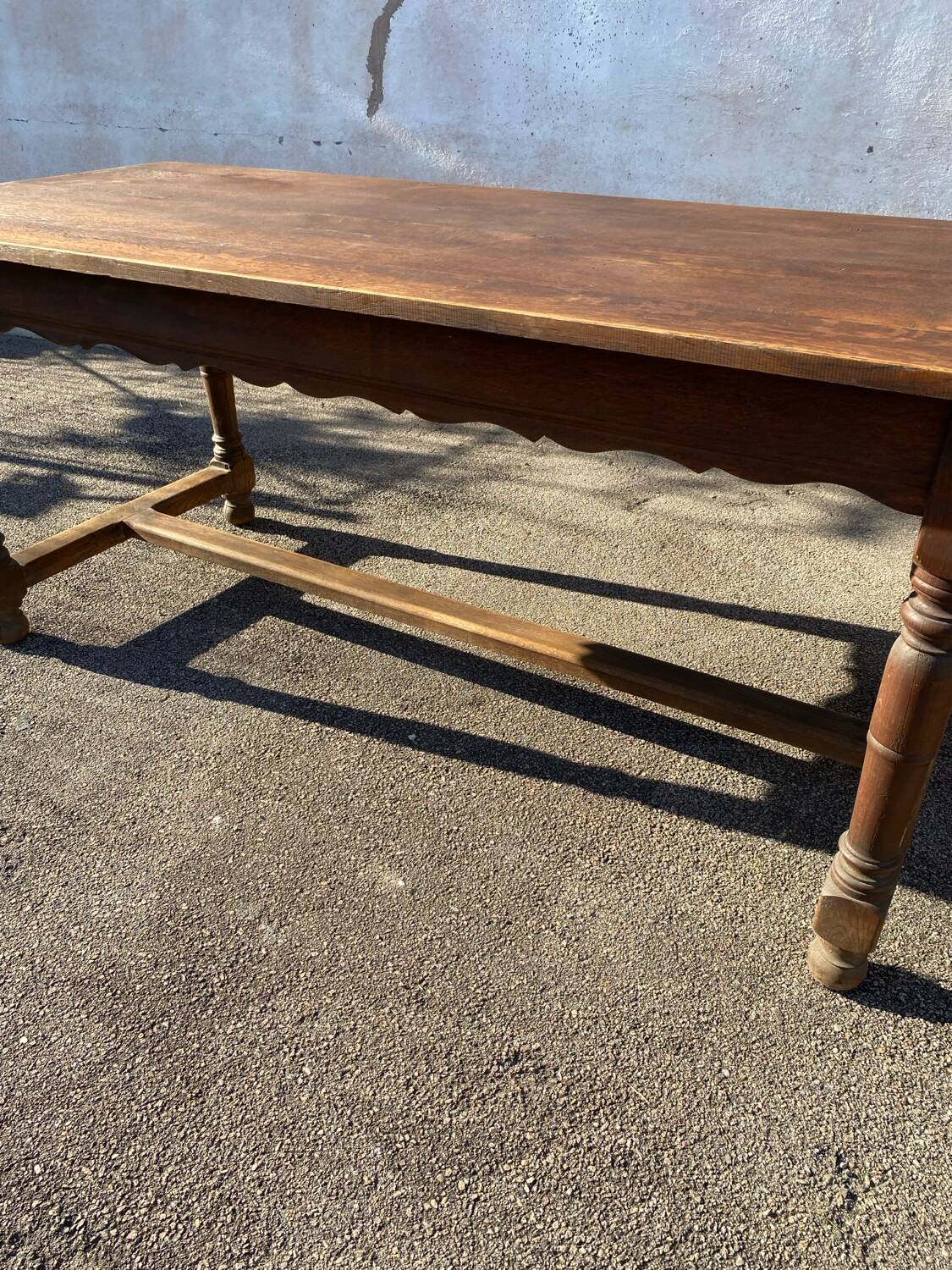 19th century Lorraine oak farmhouse table