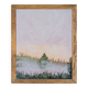 Peinture, l'arbre et la brume.