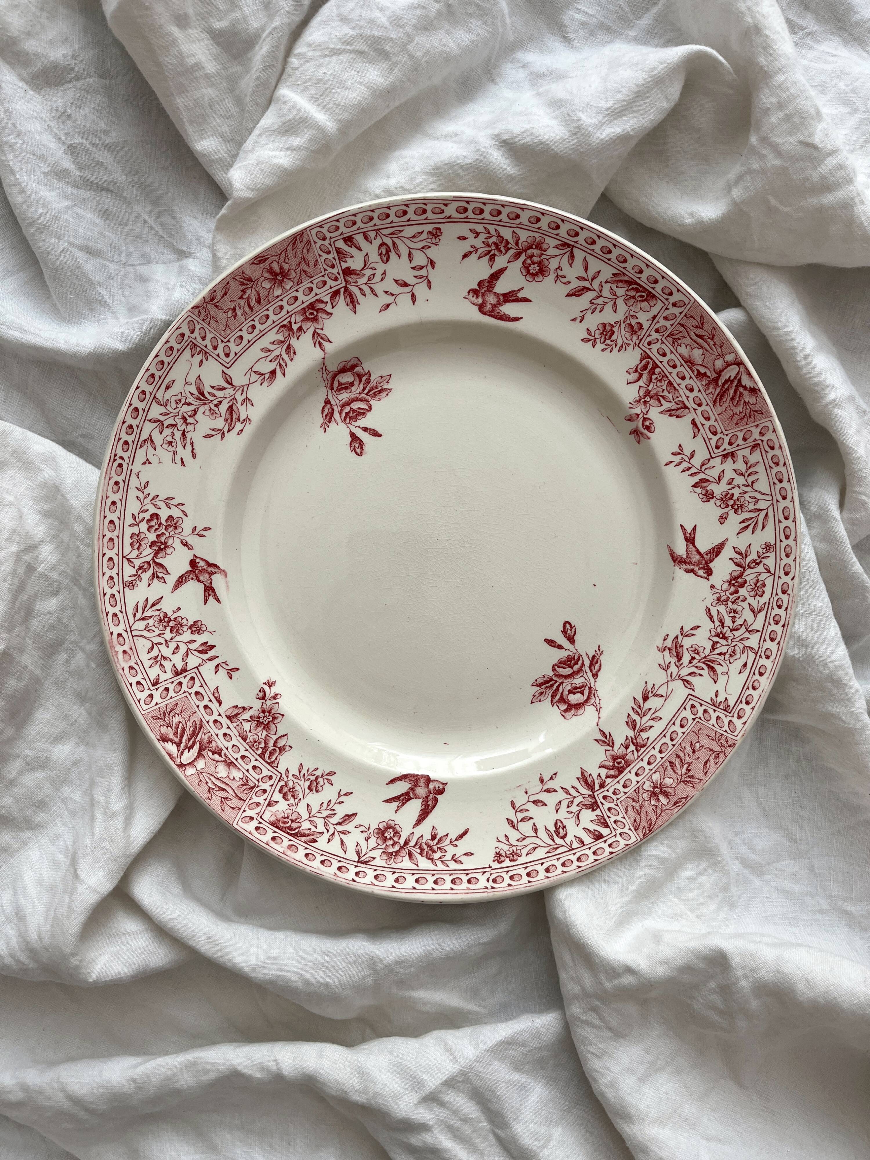 Round ironstone dish "Cérès" KG Lunéville