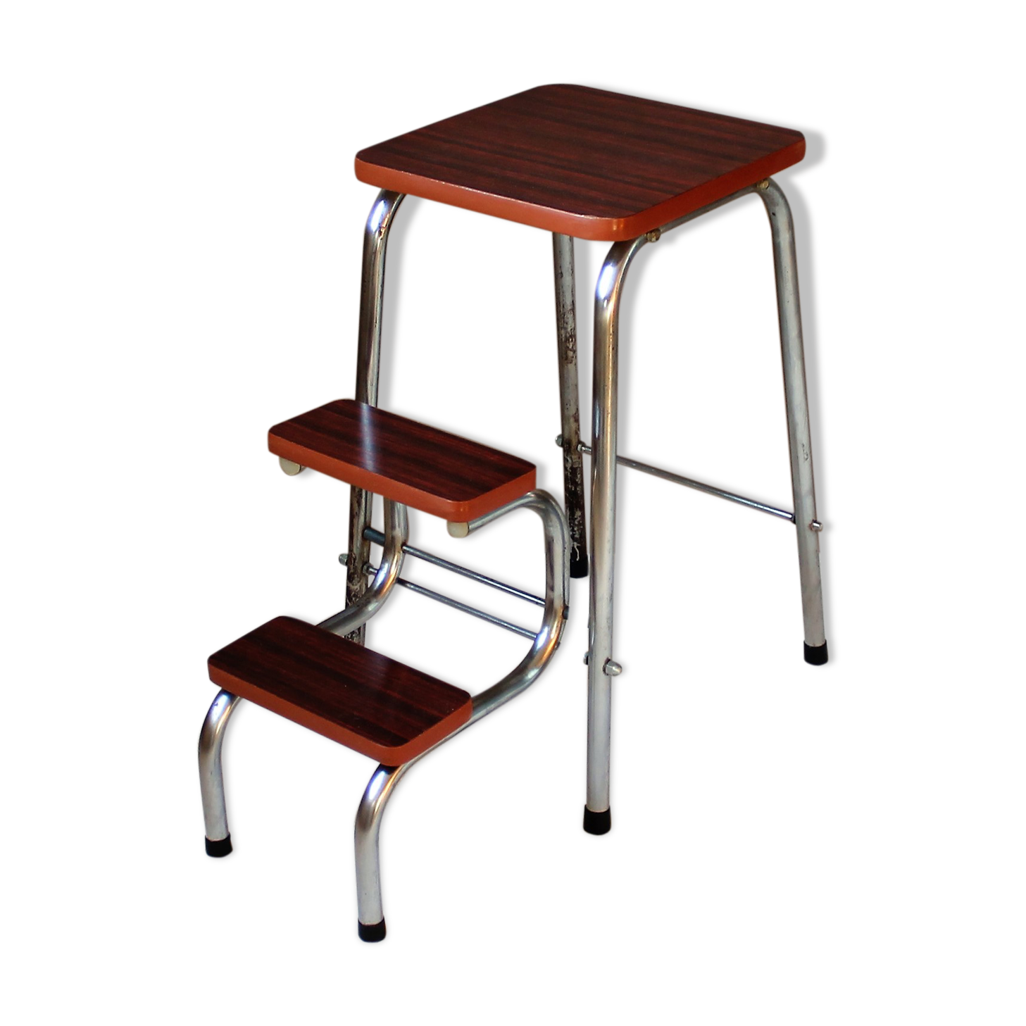 Vintage stool-escabeau