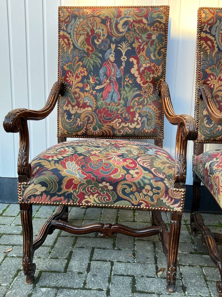Authentic Regency armchair pair