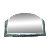 Art Deco carved wood mirror