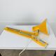 Lampe d'architecte articulée Habitat vintage en métal jaune