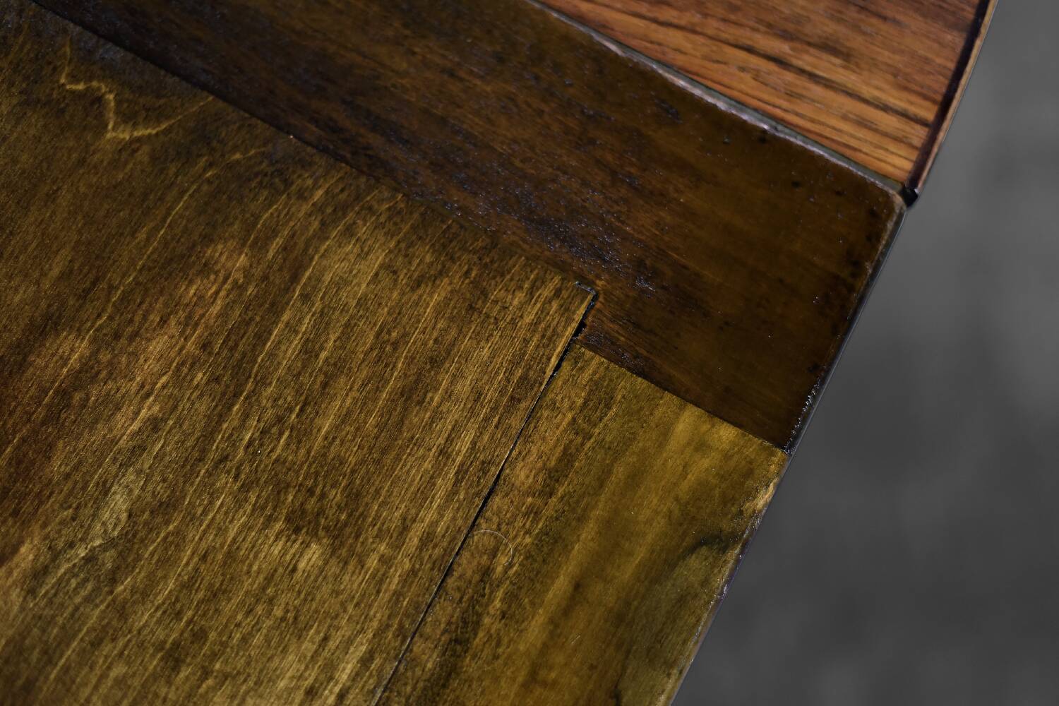 Vintage round folding dining table in rosewood by Agner Christoffersen, Denmark.