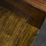 Vintage round folding dining table in rosewood by Agner Christoffersen, Denmark.