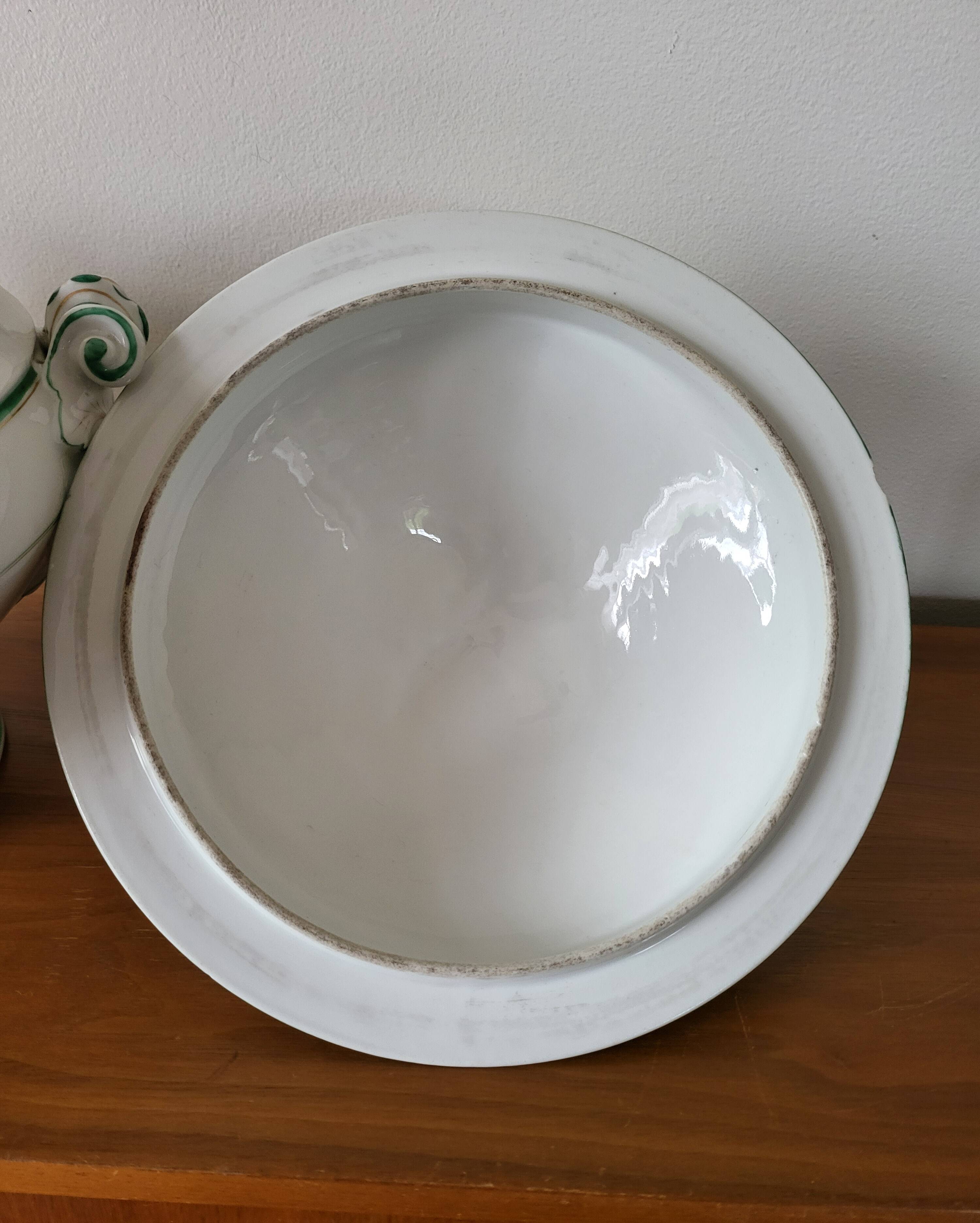 Antique Soup Tureen in Old Paris Porcelain