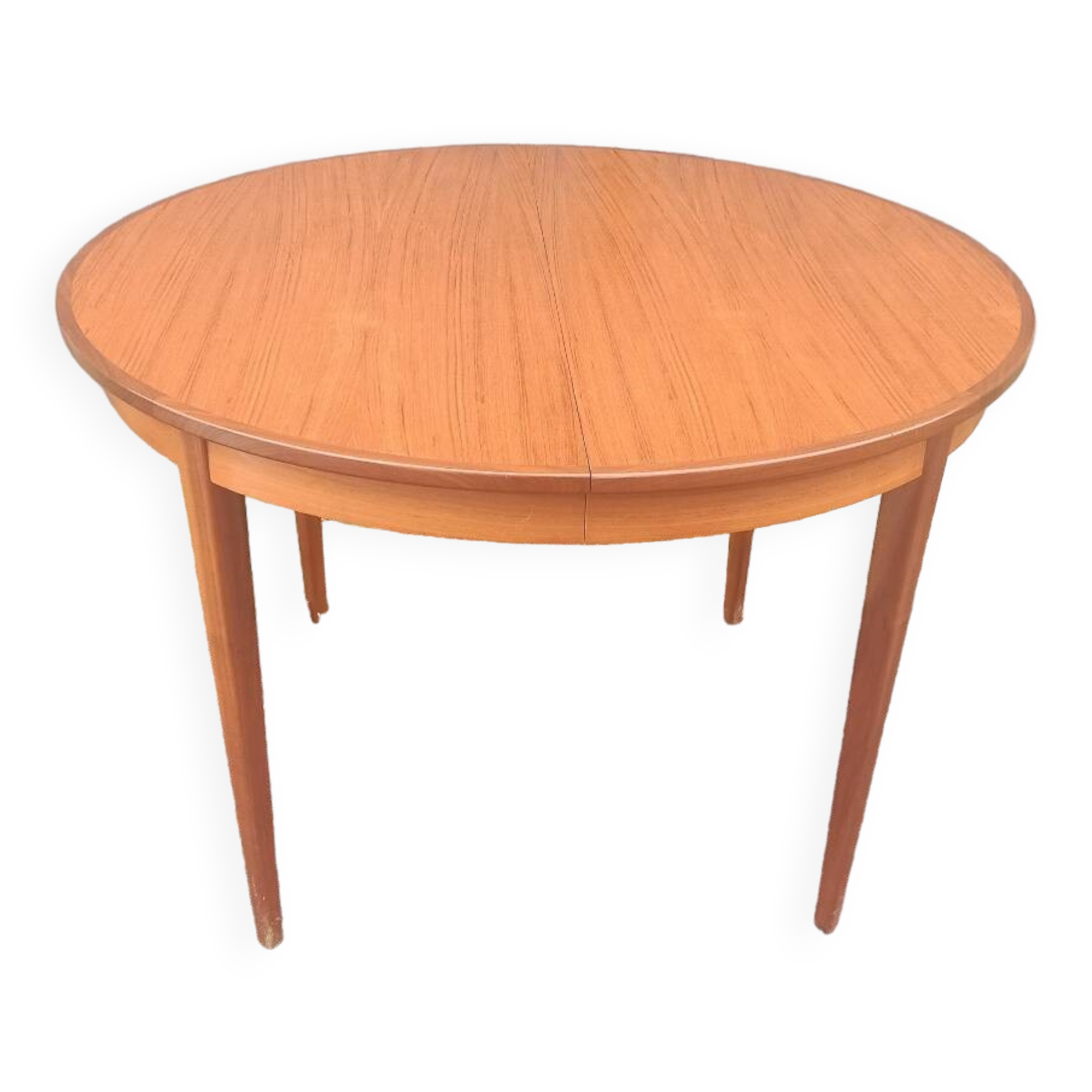 Table ronde scandinave à rallonges