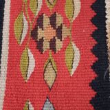 Pair of Moldovan kilim carpets