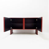 Leather buffet by De Couro from Brazil - 1980s
