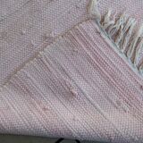 Tapis Kilim Vintage Indien en Coton (80cm x 131cm), Années 1980