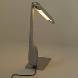 Post-modern gray lamp design Philippe Michel vintage Circa 1980