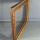 Old frame gilded stucco wood 65,5x55,5 cm, foliage 51x41 cm SB