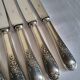 12 silver-plated table knives with stainless steel blades nogent