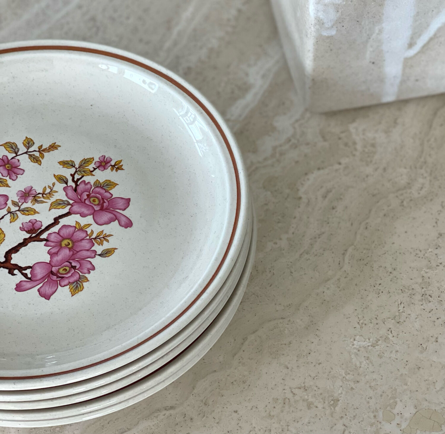 5 Gien dessert plates