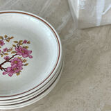 5 Gien dessert plates