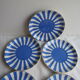 6 bread plates, model Fox Trott Sarreguemines