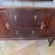 Ancien-Enfilade-Buffet-Vaisselier–2 portes latérales et 2 tiroirs-Années 50