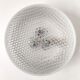 Plafonnier ou applique Holophane verre opaline blanche 1970 diamètre 35cm