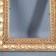 Old frame gilded stucco wood 29.5x21.5 cm, foliage 23.2x15.3 cm