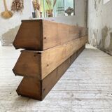 XL wooden wall storage