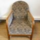 Vintage Art Deco club chair in curved wood
