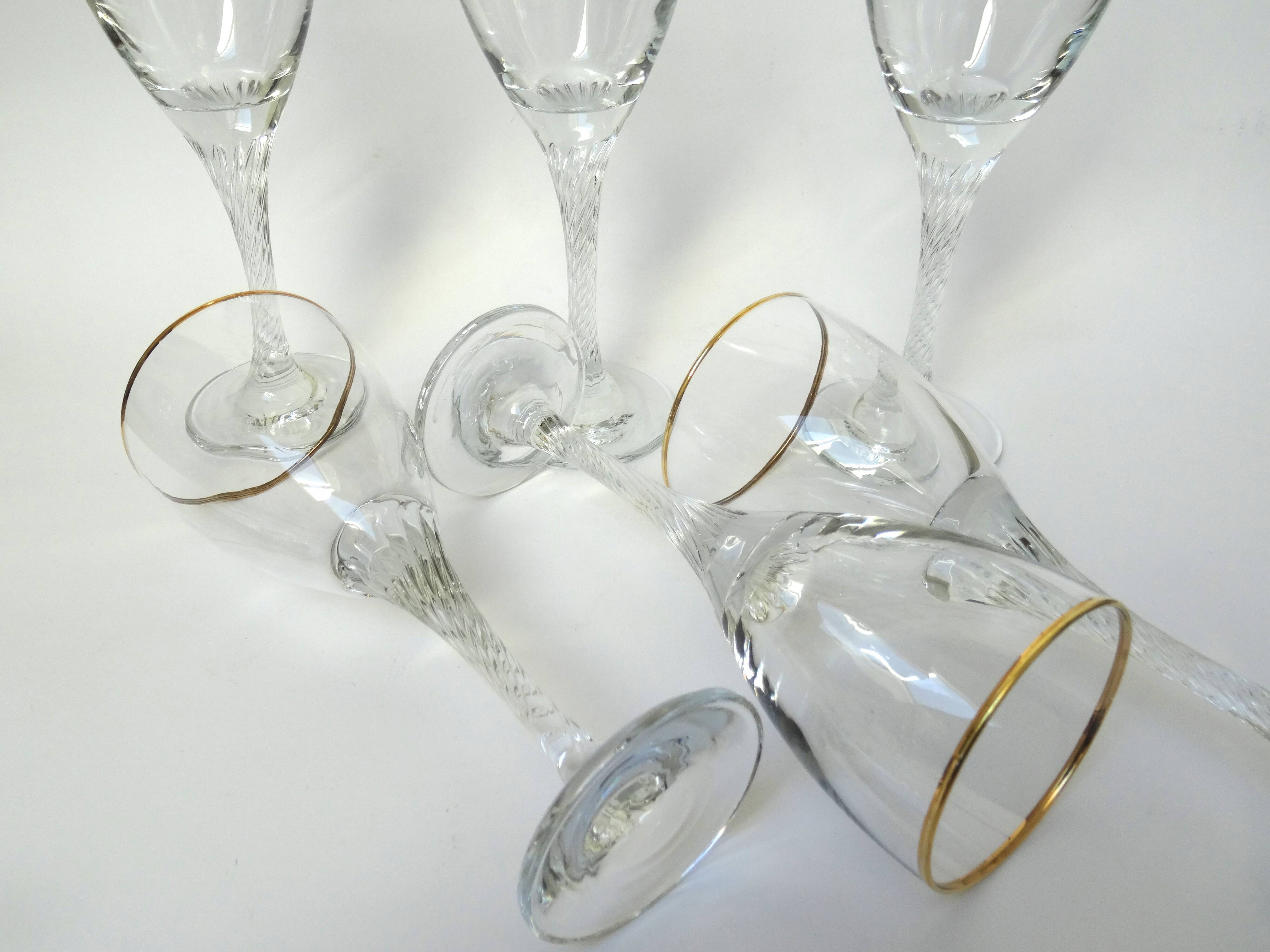 6 verres à vin rouge