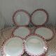 6 old Digoin and Sarreguemines dinner plates