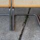Set of 3 mid-century Italian B32 Cesca chairs by Marcel Breuer, 1970s