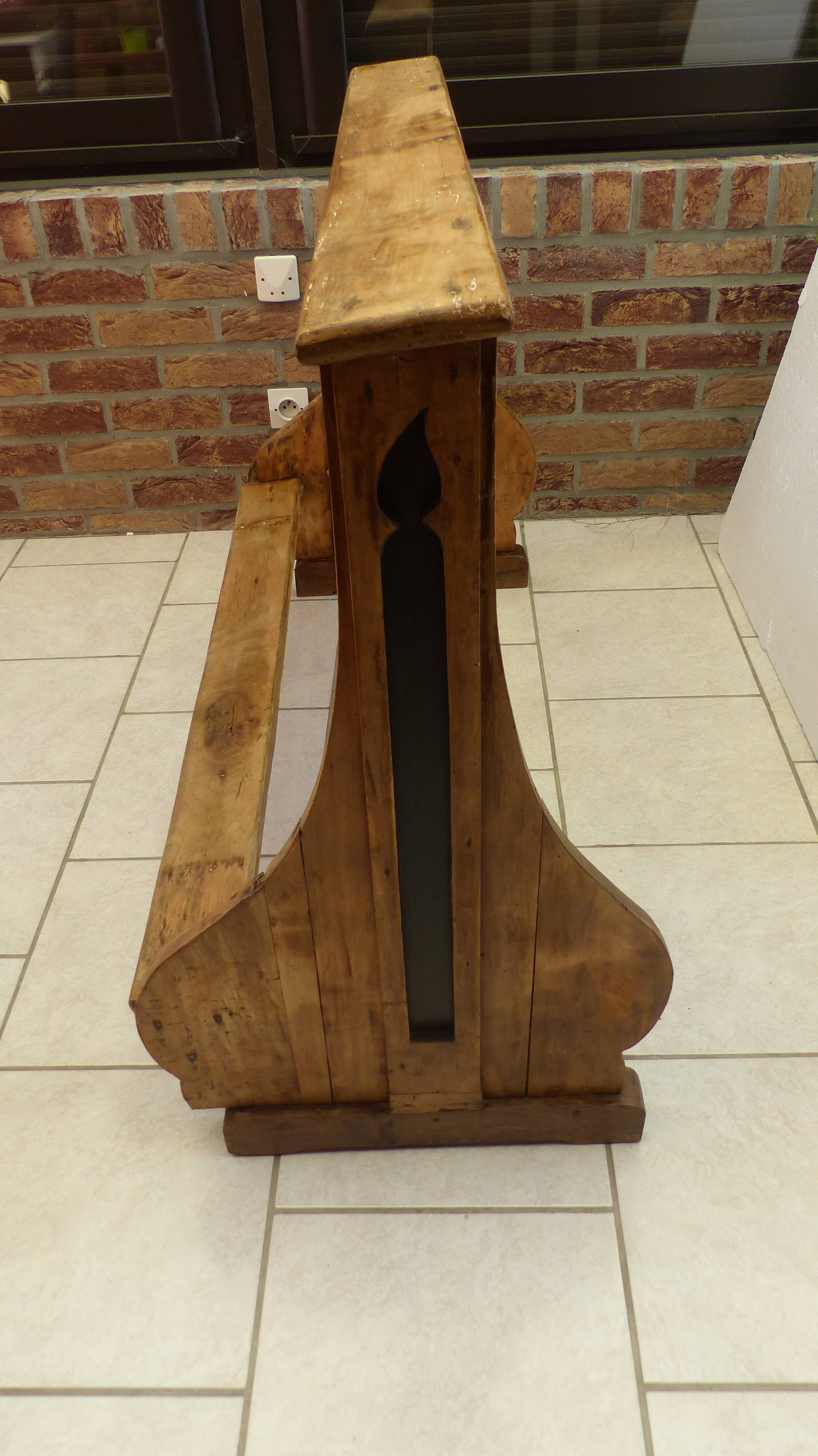 Old church pew
