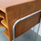 1960s Danish teak shelf cabinet with chrome plated legs