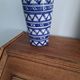 Blue and White Ceramic Decorative Vase Robert Picault