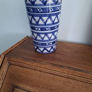 Blue and White Ceramic Decorative Vase Robert Picault