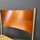Vintage Italian wicker and chrome dining chairs, 1980s