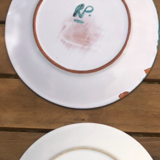 7 assiettes Céramique Vallauris Robert Picault