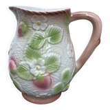 "Strawberries" slip pitcher