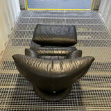 Ligne roset - armchair driver and sound ottoman 70's