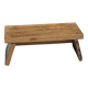 Small low bench in old teak from Indonesia H16 L39