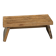 Small low bench in old teak from Indonesia H16 L39