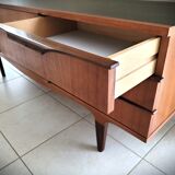 Scandinavian design teak row