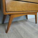 Commode vintage chêne pieds compas