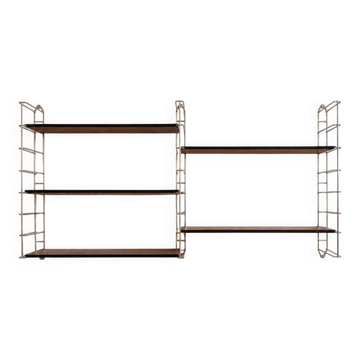 Renovated vintage shelves, String type, from the 1950s-60s.
